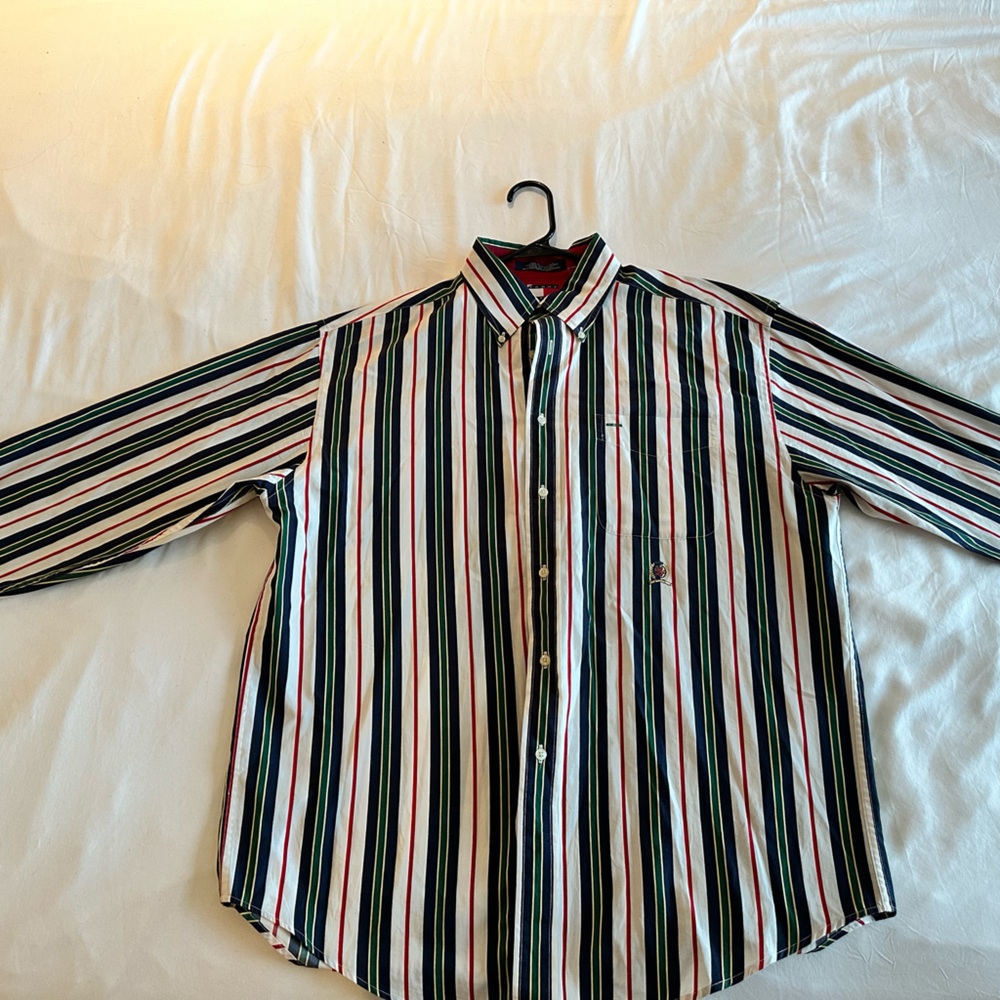 Tommy Hilfiger Multicolor Striped Button Down Shirt